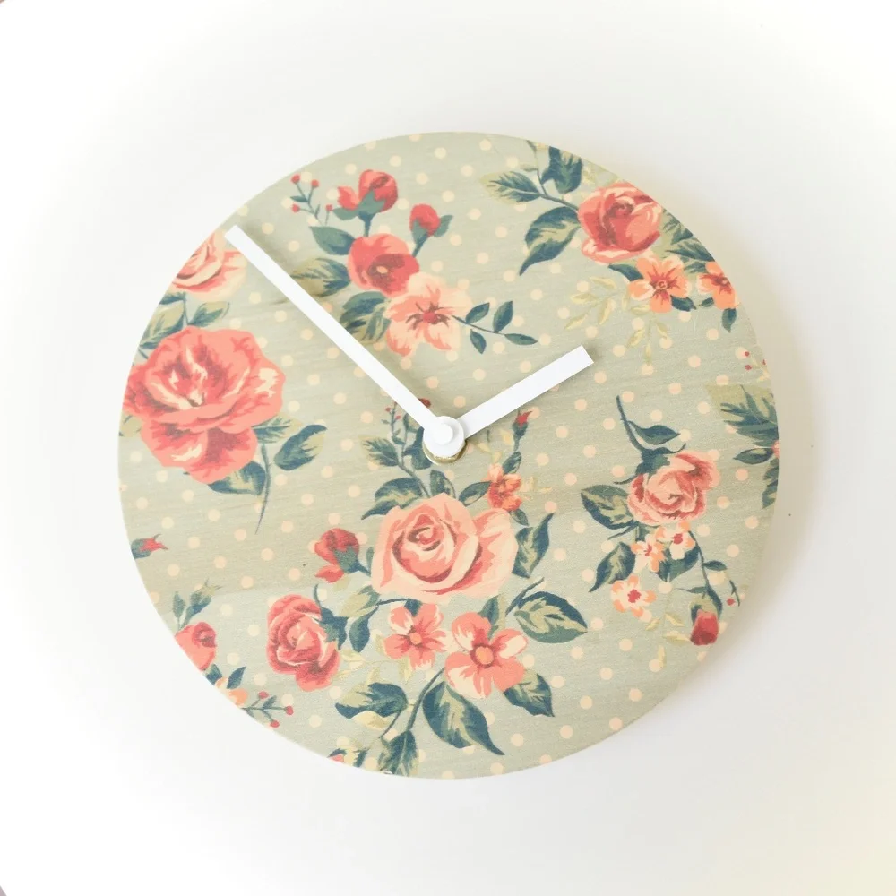 Objectify Vintage Style Polka Dot Mint w/ Pink Rose 7.5